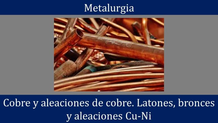 Mezcla de estaño y cobre | Actualizado noviembre 2022