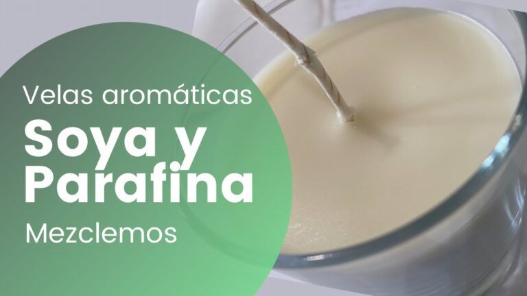 &iquest;La mezcla perfecta? Cera de soja y parafina en tus velas.