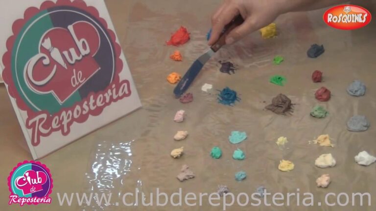 Aprende la mejor mezcla de colores para pasteles en solo 3 pasos