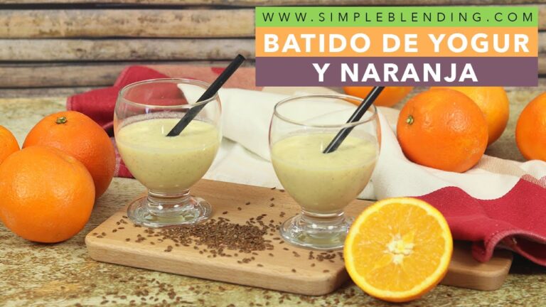Descubre la deliciosa combinación de zumo de naranja y yogur en tu desayuno